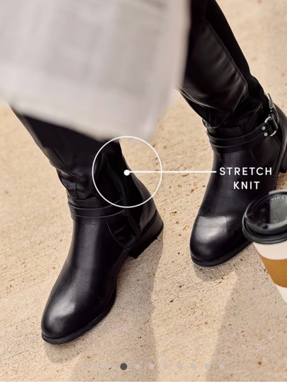 Life Stride Black XAnita Riding Boots 11 - Picture 2 of 9